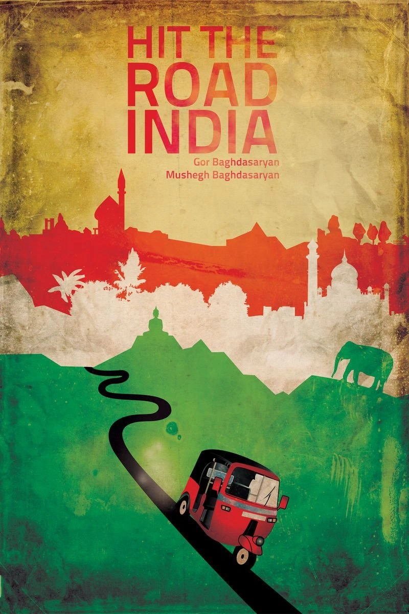 Poster van Hit the Road: India