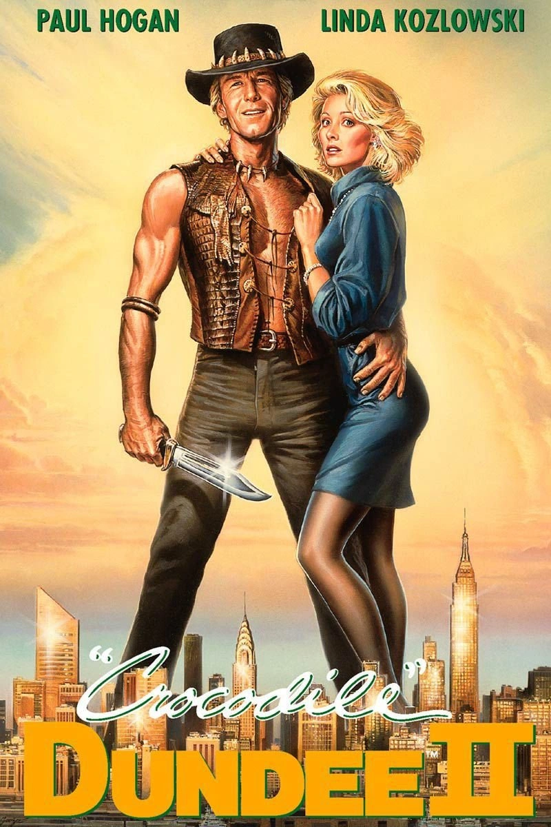 Poster van Crocodile Dundee II