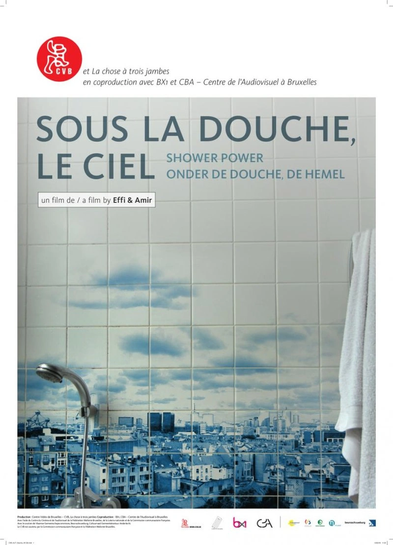 Poster van Sous la douche, le ciel