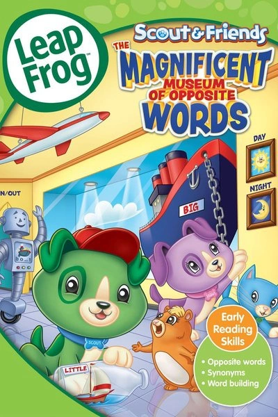 Affiche LeapFrog: Scout & Friends — The Magnificent Museum of Opposite Words
