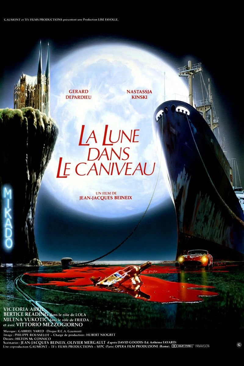 Poster van La lune dans le caniveau