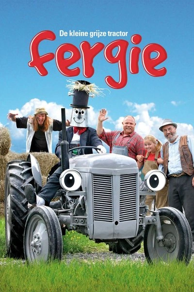 Affiche Fergie de kleine grijze tractor