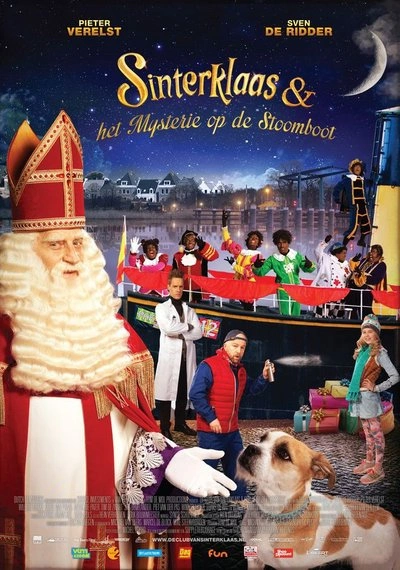 Poster Sinterklaas en het Mysterie op de Stoomboot