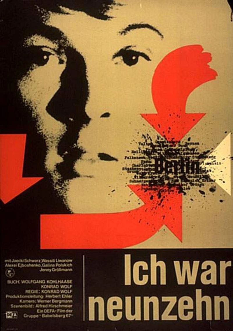 Poster van Ich war neunzehn