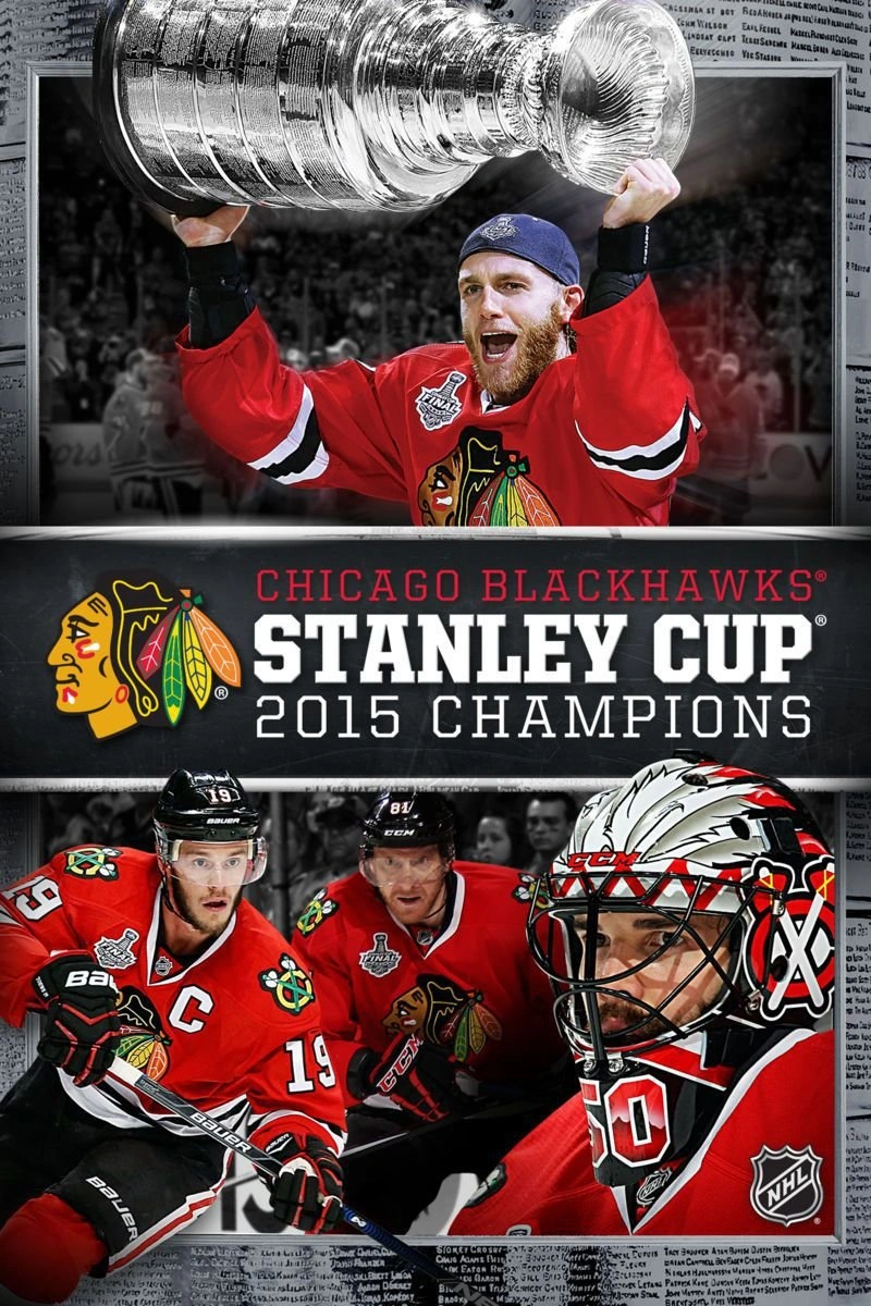 Affiche de Chicago Blackhawks 2015 Stanley Cup Champions