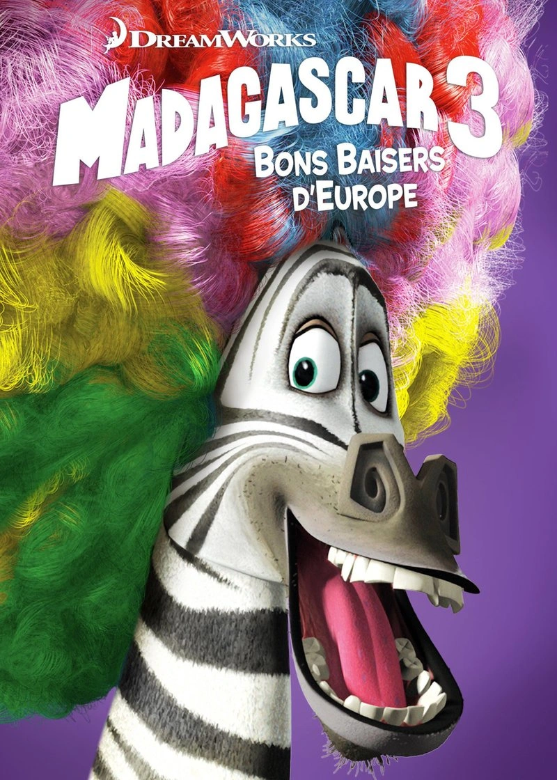 Affiche de Madagascar 3, Bons Baisers D’Europe