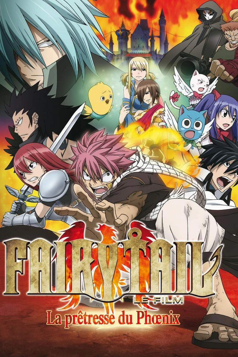 Affiche de Fairy Tail le film : La prêtresse du Phoenix (VF)