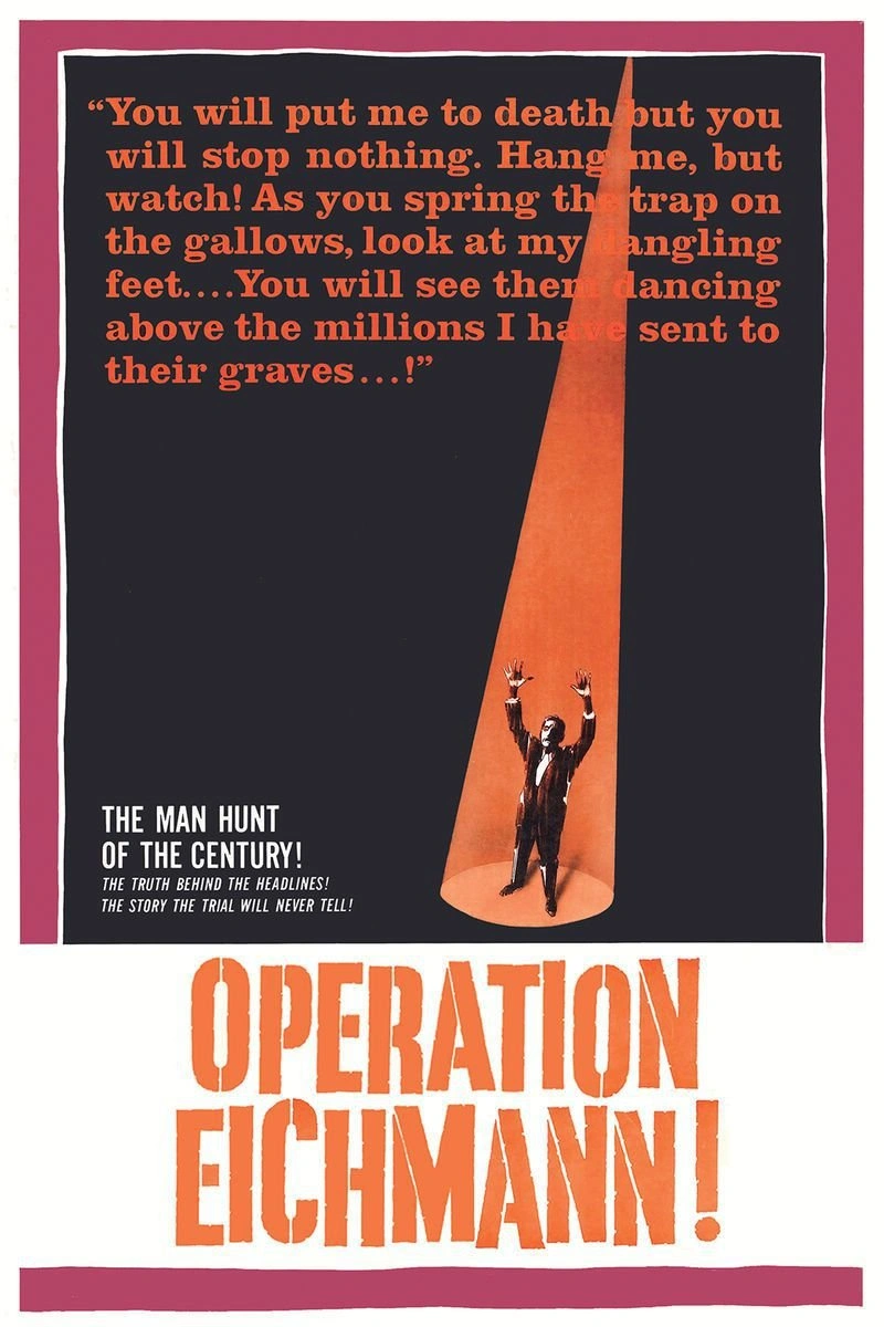 Affiche de Operation Eichmann!