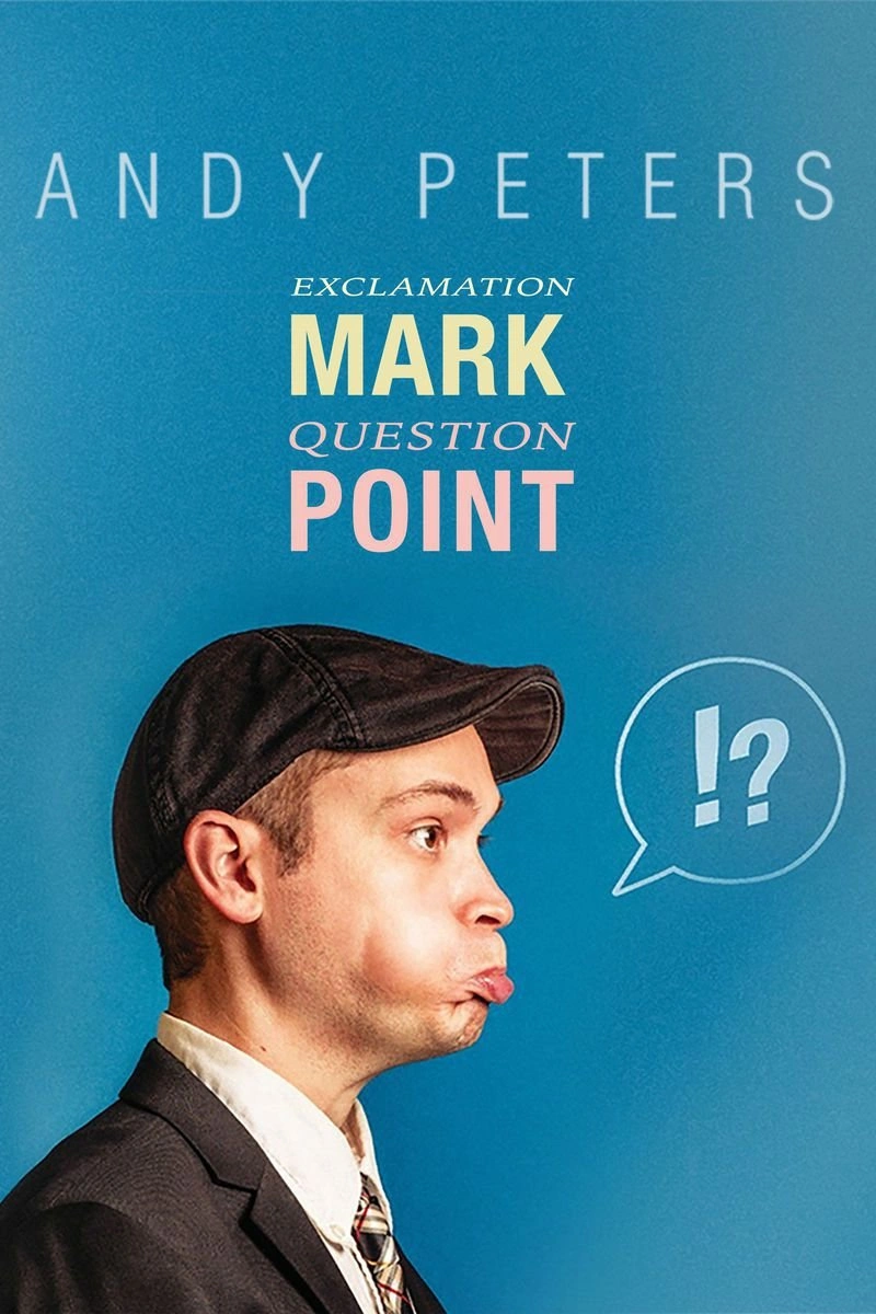 Poster van Andy Peters: Question. Point. Exclamation Mark.
