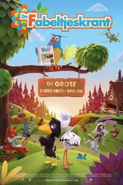 Affiche De Fabeltjeskrant & De Grote Dierenbosspelen