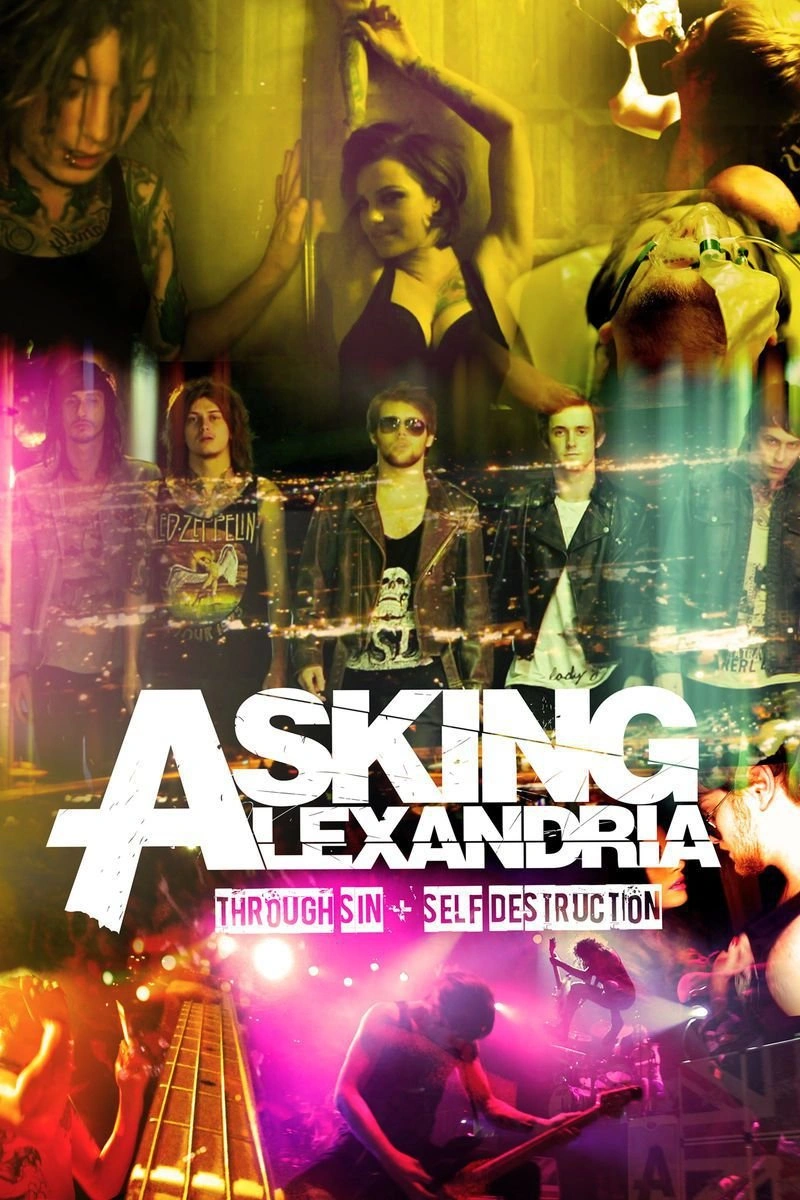 Poster van Asking Alexandria: Through Sin + Self Destruction