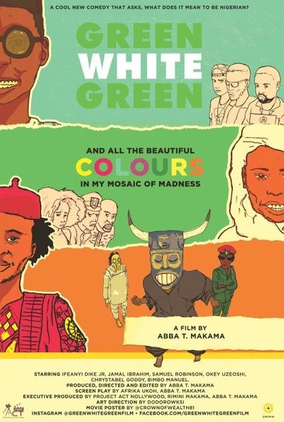 Poster Green White Green