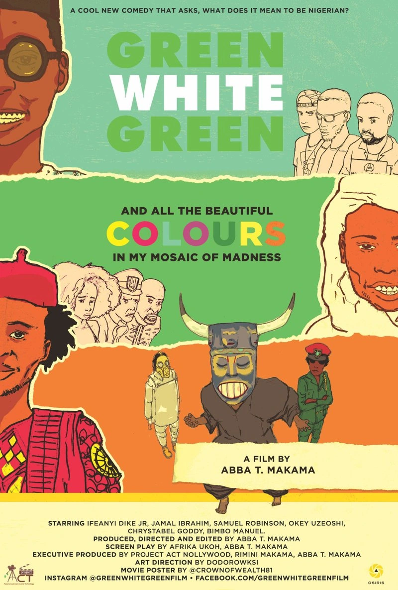 Poster van Green White Green