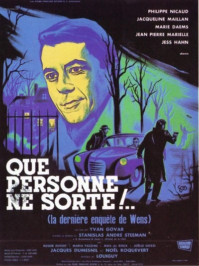 Affiche Que personne ne sorte