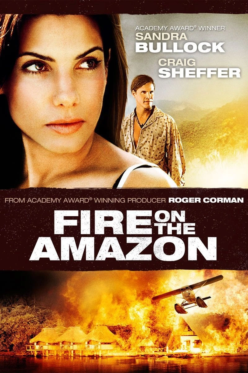 Poster van Fire on the Amazon