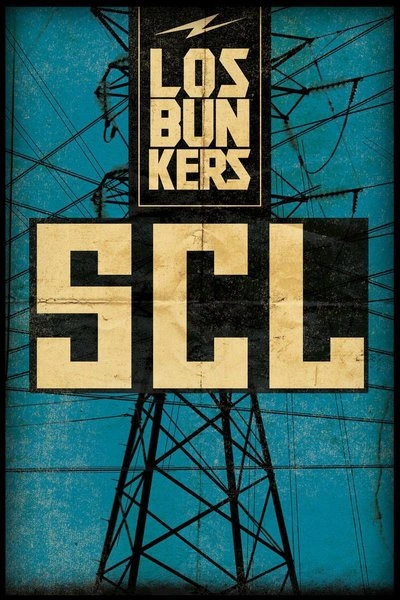 Poster Los Bunkers: SCL