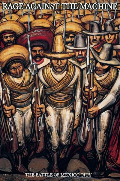 Poster Rage Against the Machine: The Battle of Mexico City