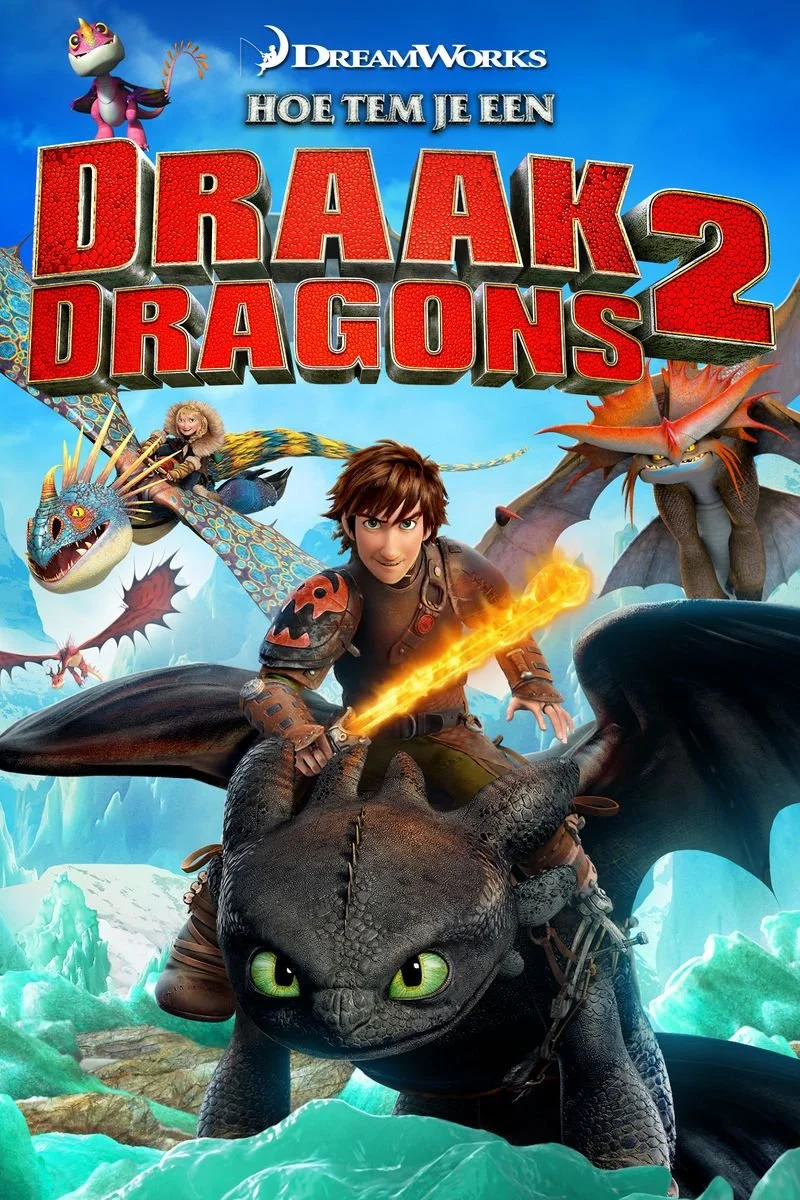 Poster van How to Train Your Dragon 2