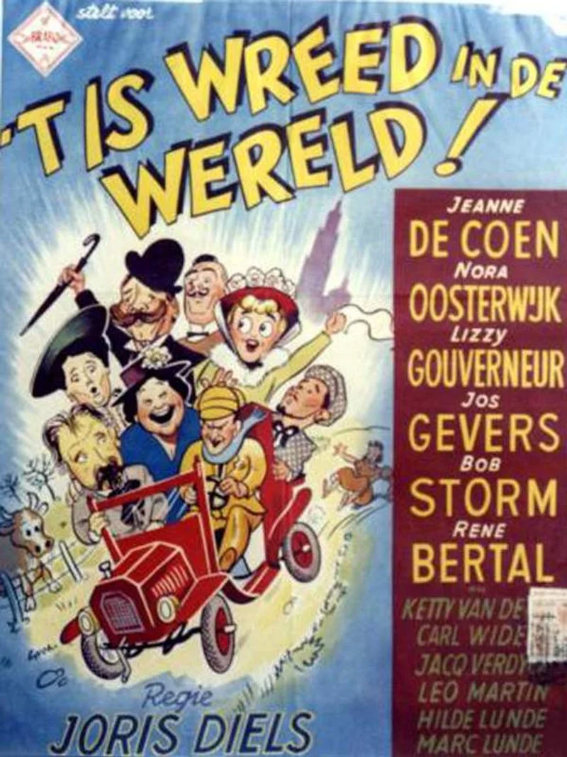 Poster van 't Is wreed in de wereld