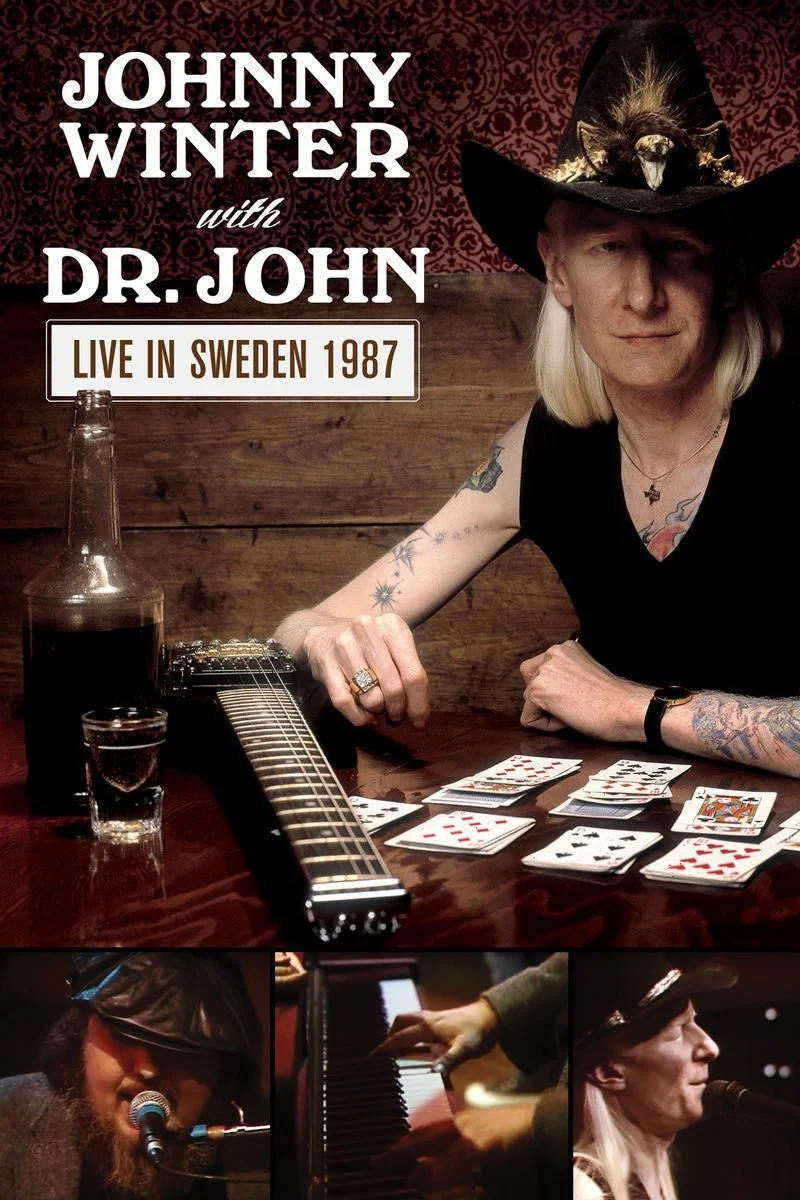 Poster van Johnny Winter With Dr. John: Live In Sweden 1987