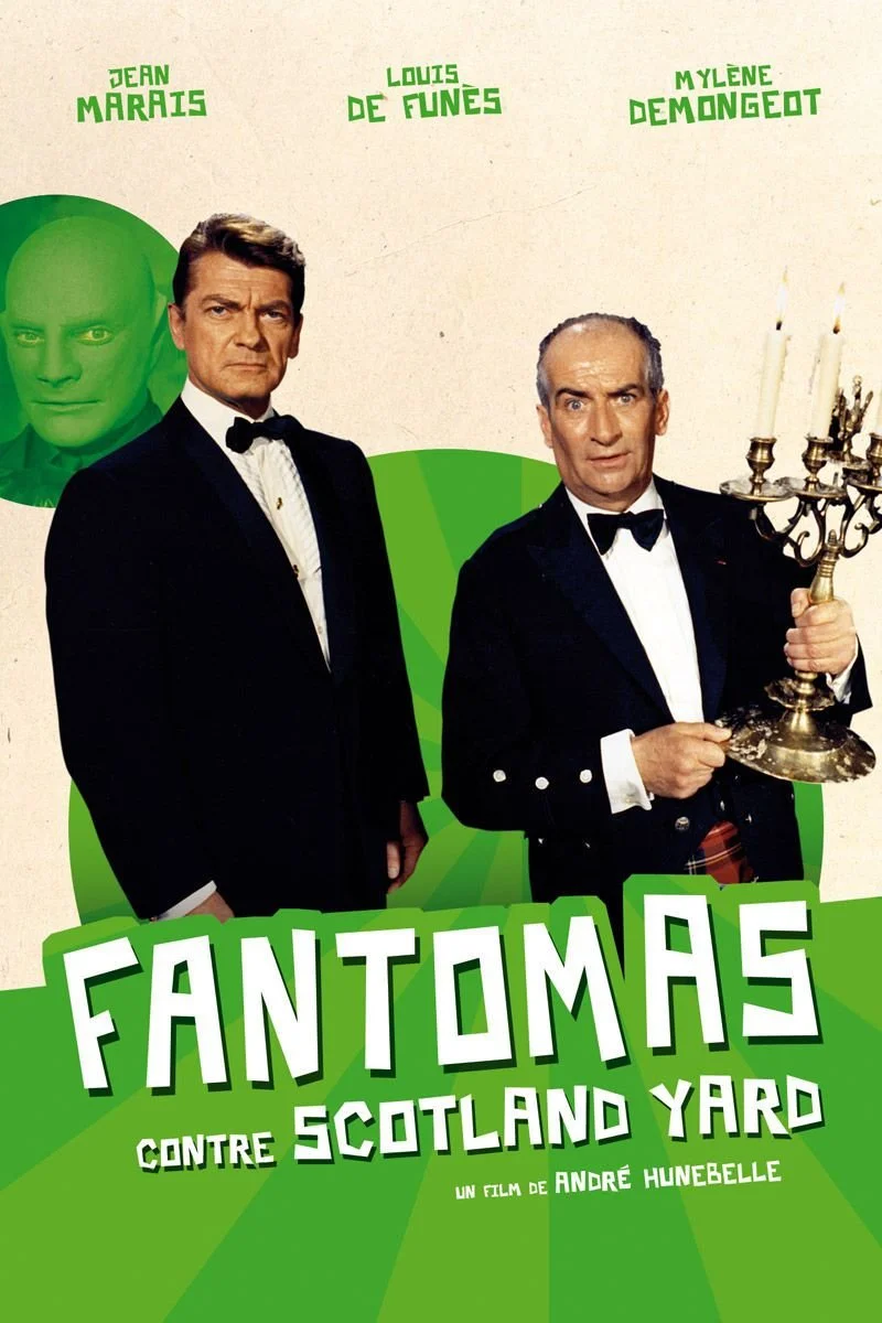 Poster van Fantômas contre Scotland Yard