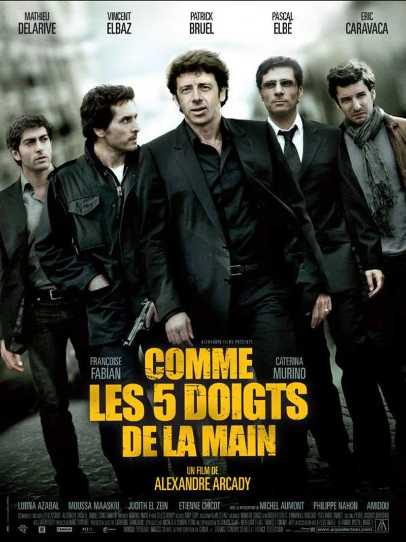 Poster van Comme les cinq doigts de la main