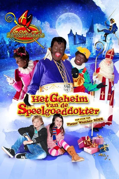 Affiche De club van Sinterklaas: het geheim van de speelgoeddokter