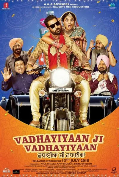 Affiche Vadhayiyaan Ji Vadhayiyaan