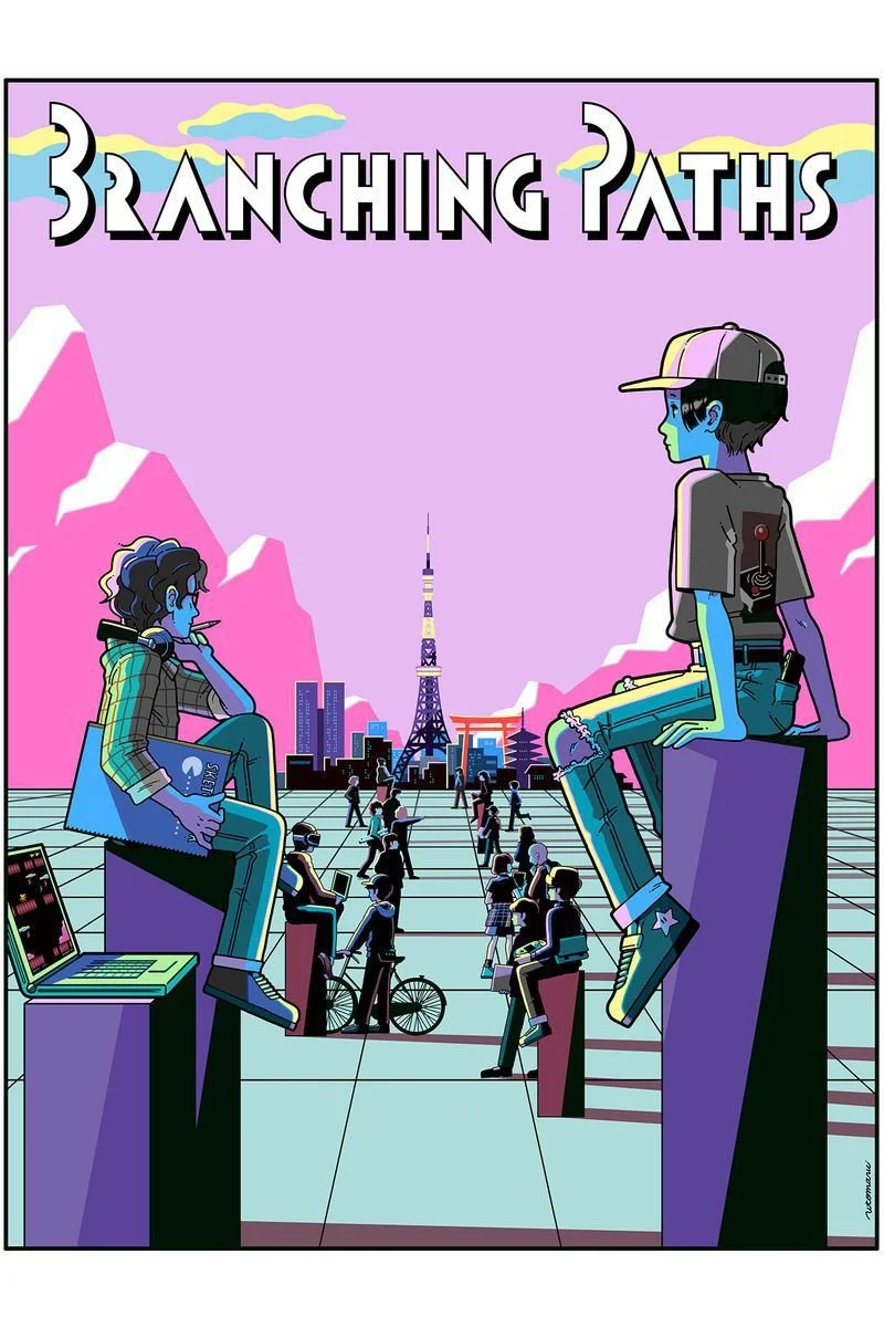 Poster van Branching Paths