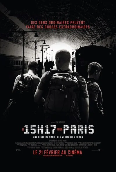 Affiche Le 15H17 pour Paris