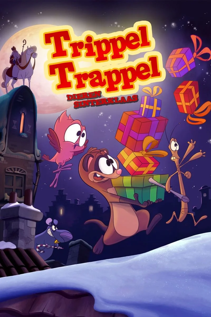 Poster van Trippel Trappel Dierensinterklaas