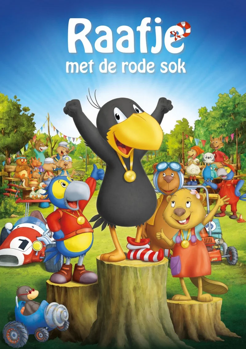 Poster van Der Kleine Rabe Socke: Das große Rennen