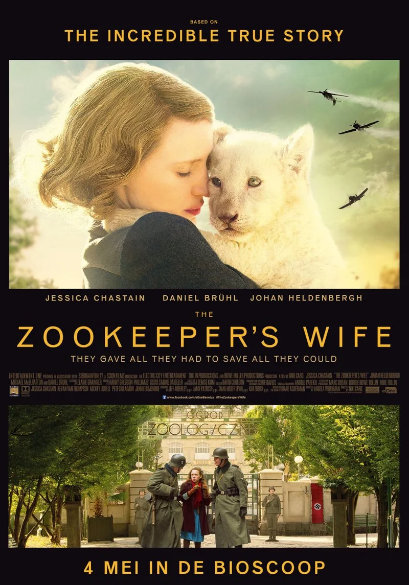 Affiche de La femme du gardien de zoo
