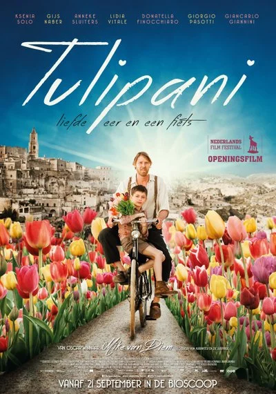 Affiche Tulipani: Liefde, Eer en een Fiets