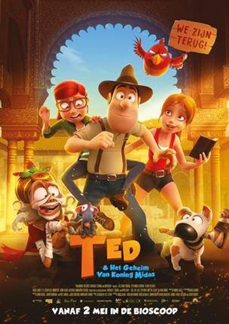 Poster van Ted en het Geheim van Koning Midas
