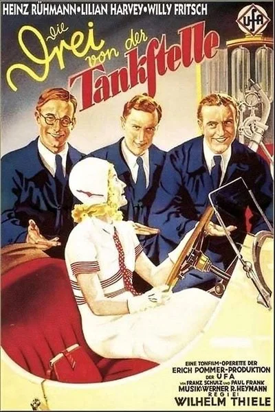 Affiche Die Drei von der Tankstelle