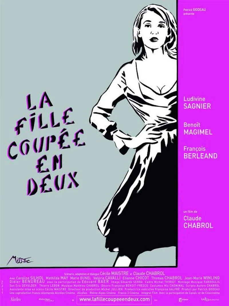 Affiche de La fille coupée en deux