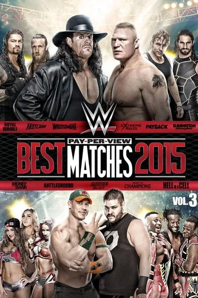 Affiche WWE: Best Pay-Per-View Matches 2015 - Volume 3