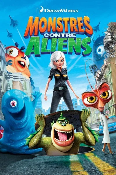 Poster Monsters vs Aliens