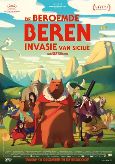 Poster De Beroemde Bereninvasie van Sicilië