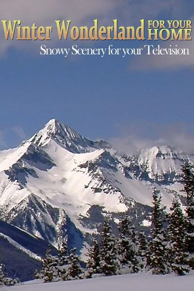Poster Winter Wonderland for Your Home: Snowy Scenery for Your Television
