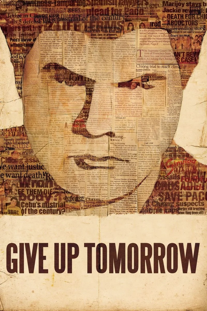 Poster van Give Up Tomorrow