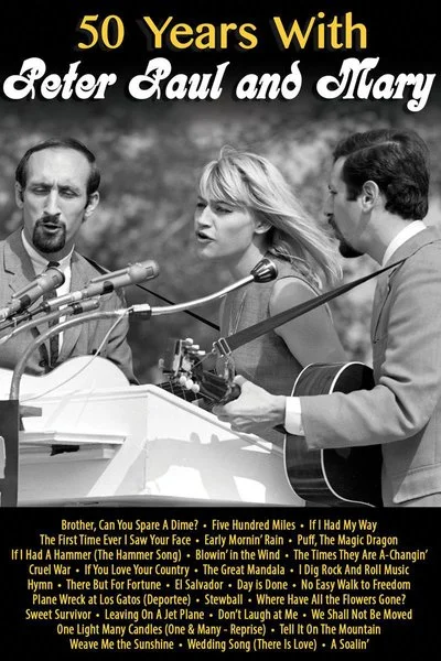 Affiche 50 Years with Peter Paul and Mary