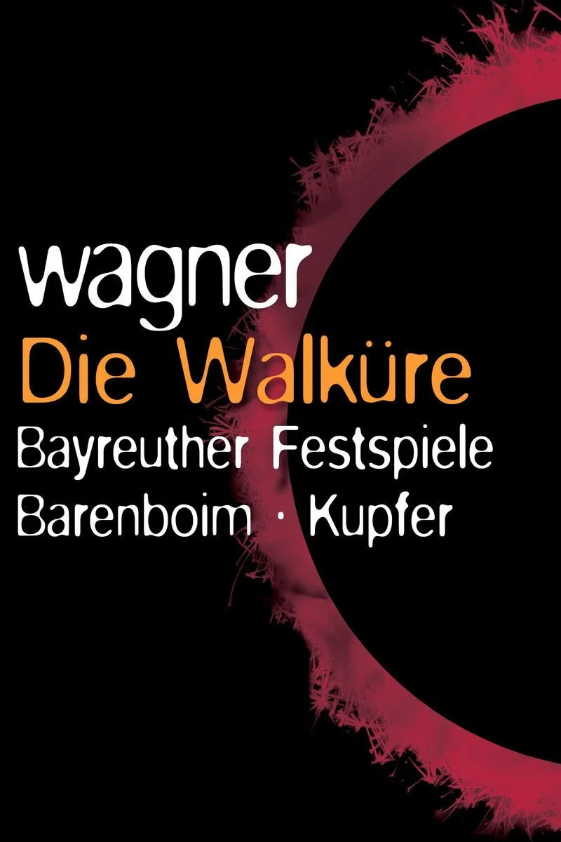Affiche de Wagner: Die Walküre