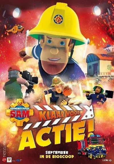 Poster Brandweerman Sam – Klaar voor actie!