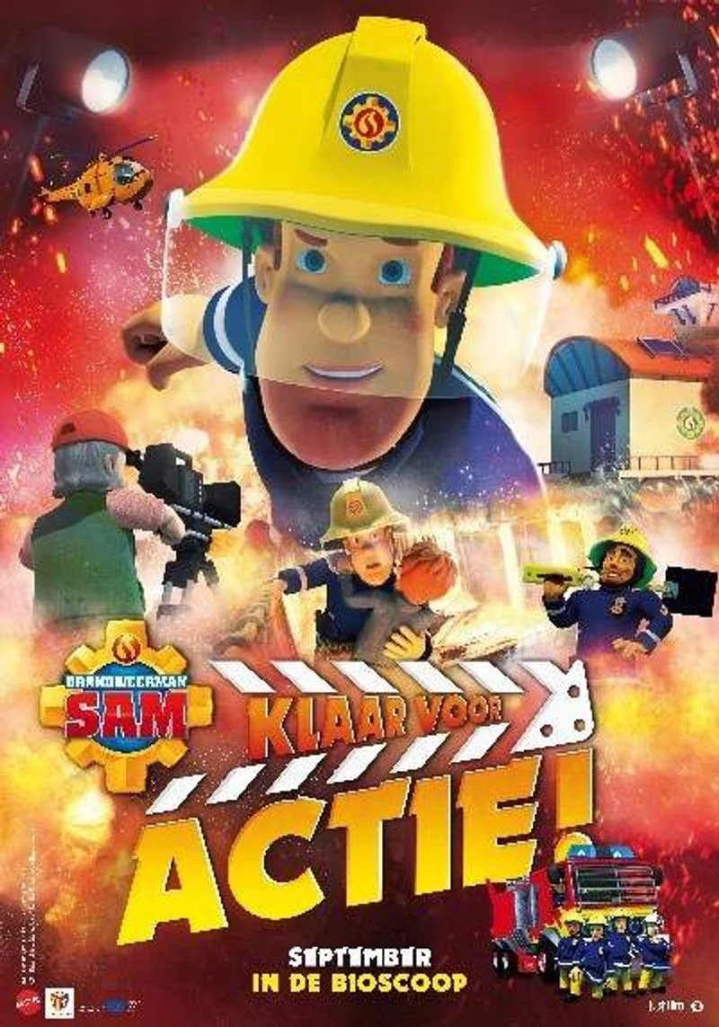Poster van Brandweerman Sam – Klaar voor actie!