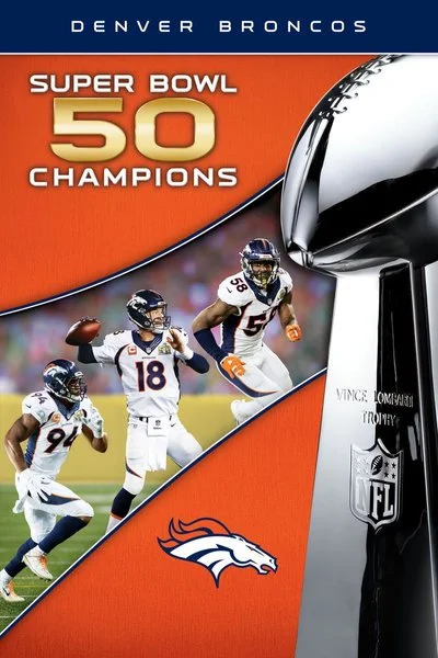 Poster NFL Super Bowl 50 Champions Denver Broncos