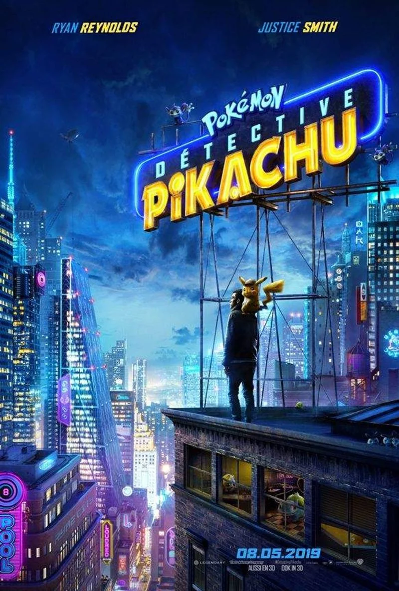 Affiche de Pokemon Detective Pikachu