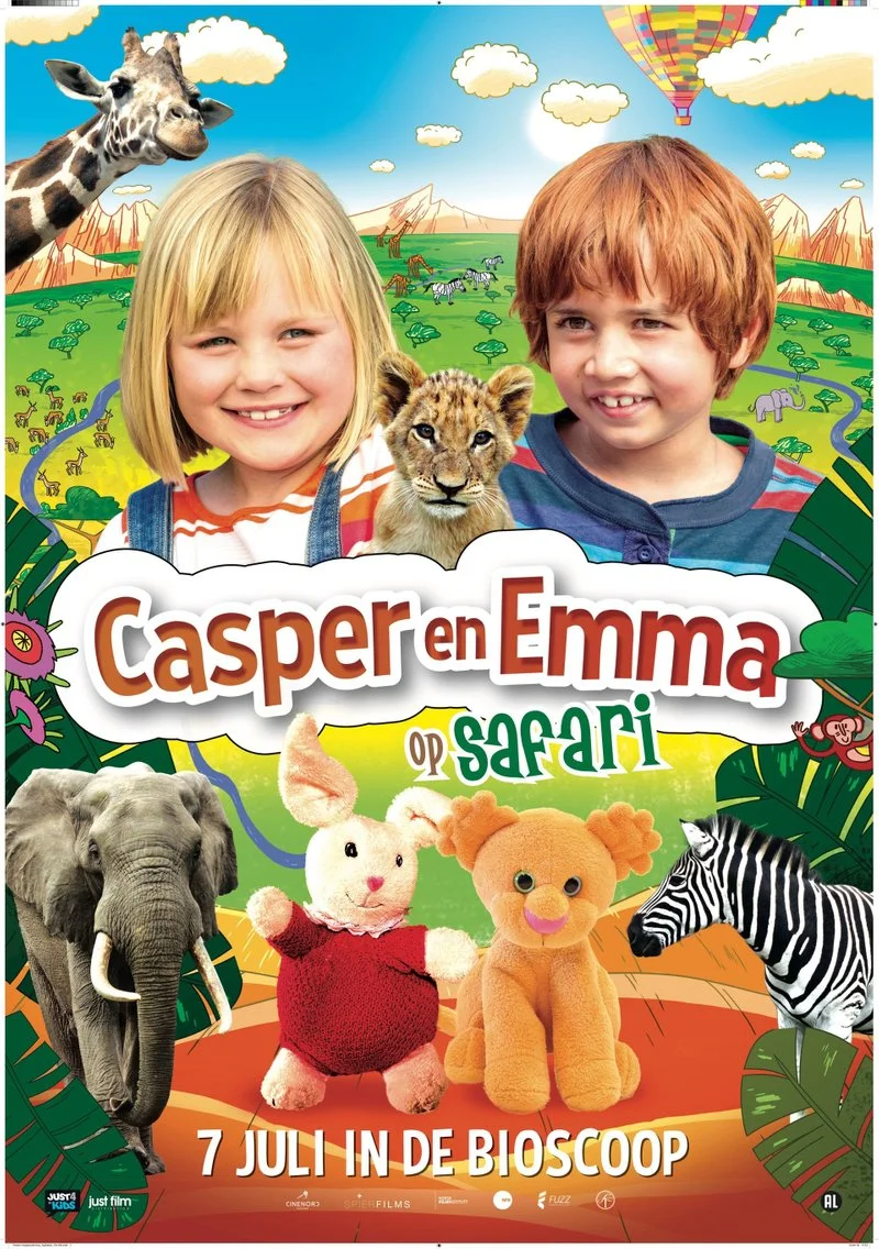 Affiche de Casper en Emma op Safari
