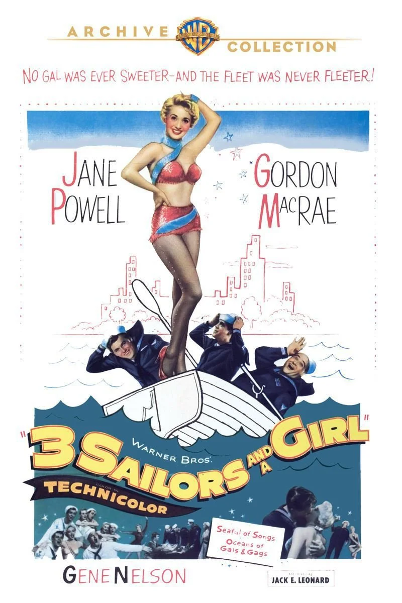 Poster van 3 Sailors and a Girl